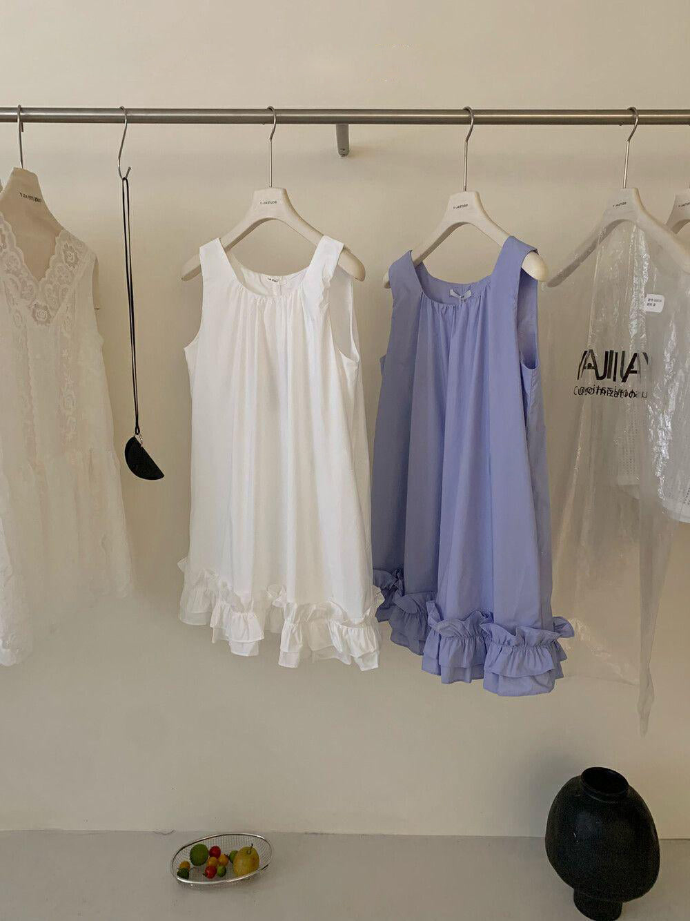 Ruffled Hem Babydoll Dress