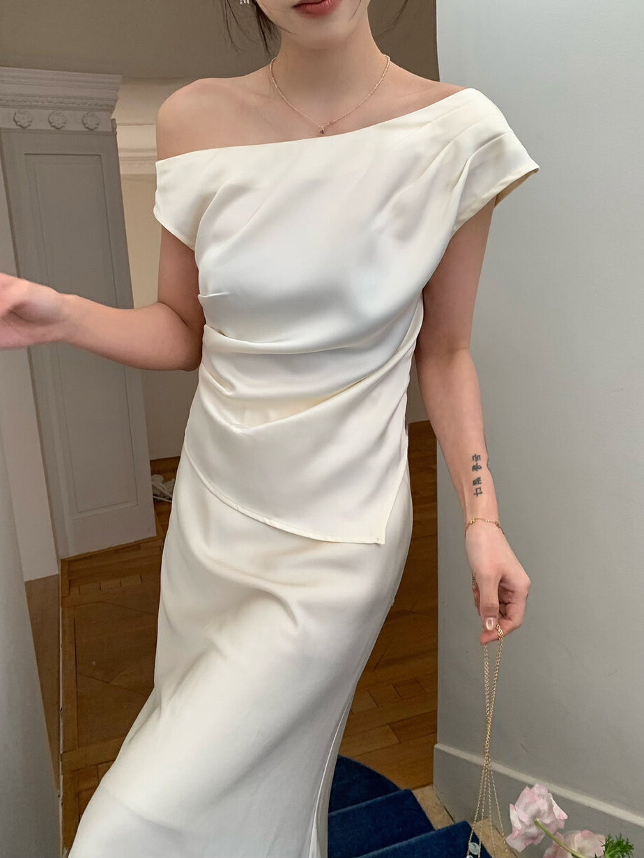 Luna Satin Two-Piece Set
