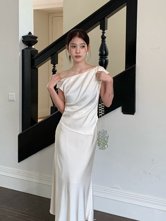 Luna Satin Two-Piece Set