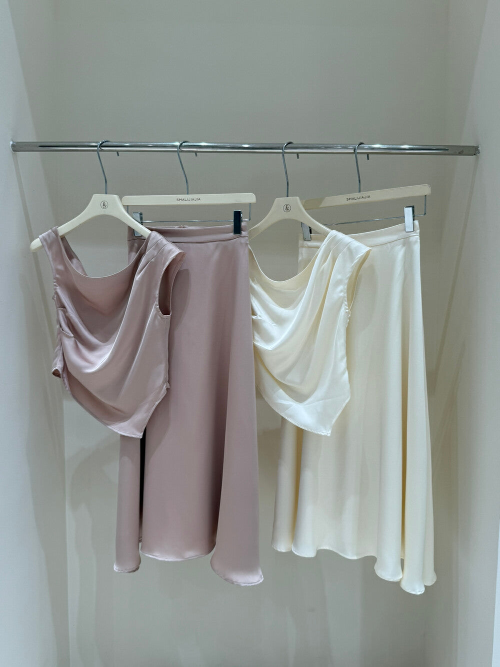 Luna Satin Two-Piece Set