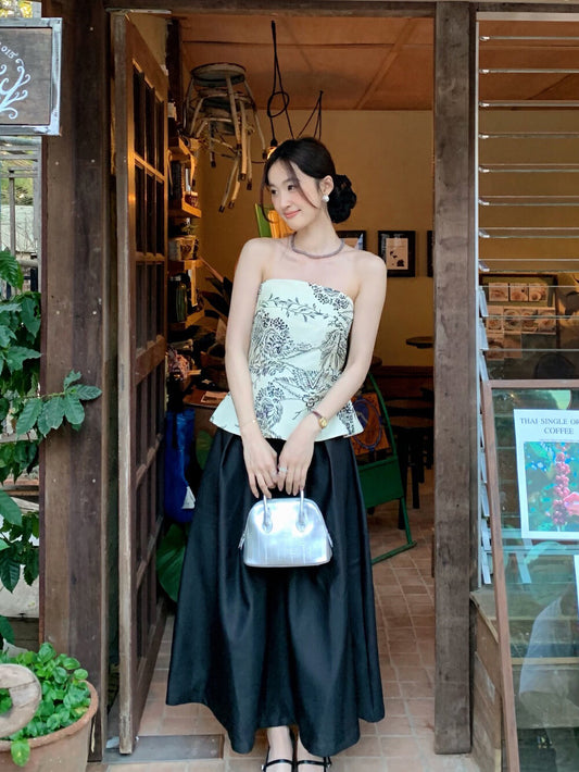 Serena Baroque Strapless Top Set