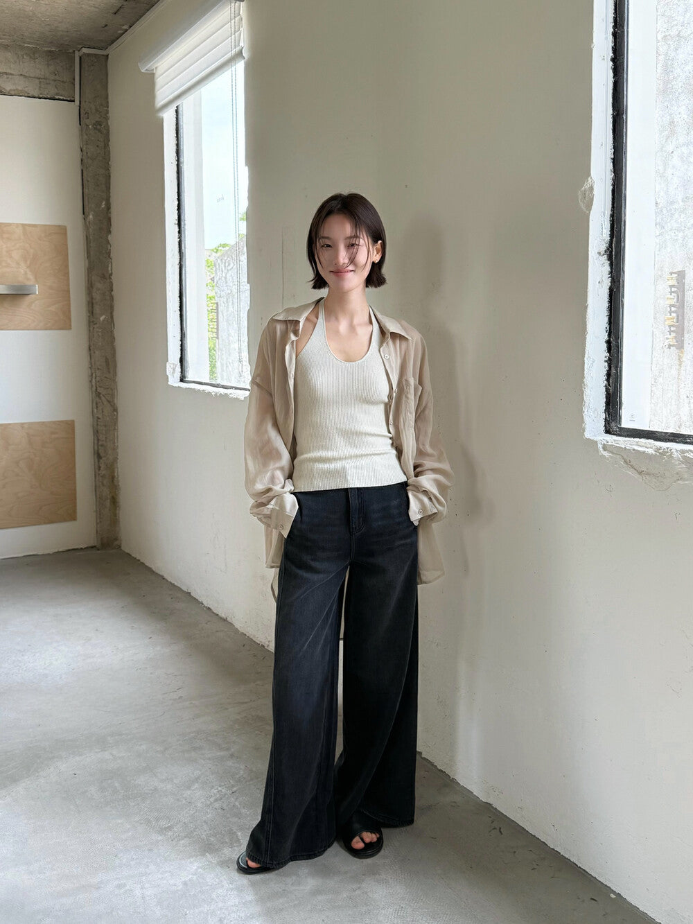 Orin Soft-Drape Wide Leg Denim