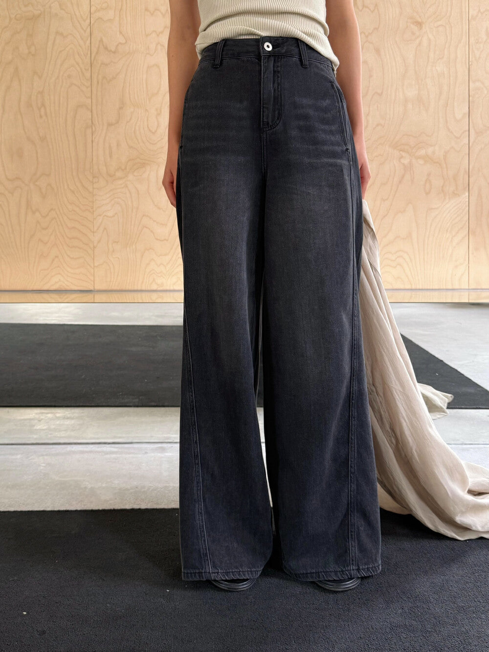Orin Soft-Drape Wide Leg Denim