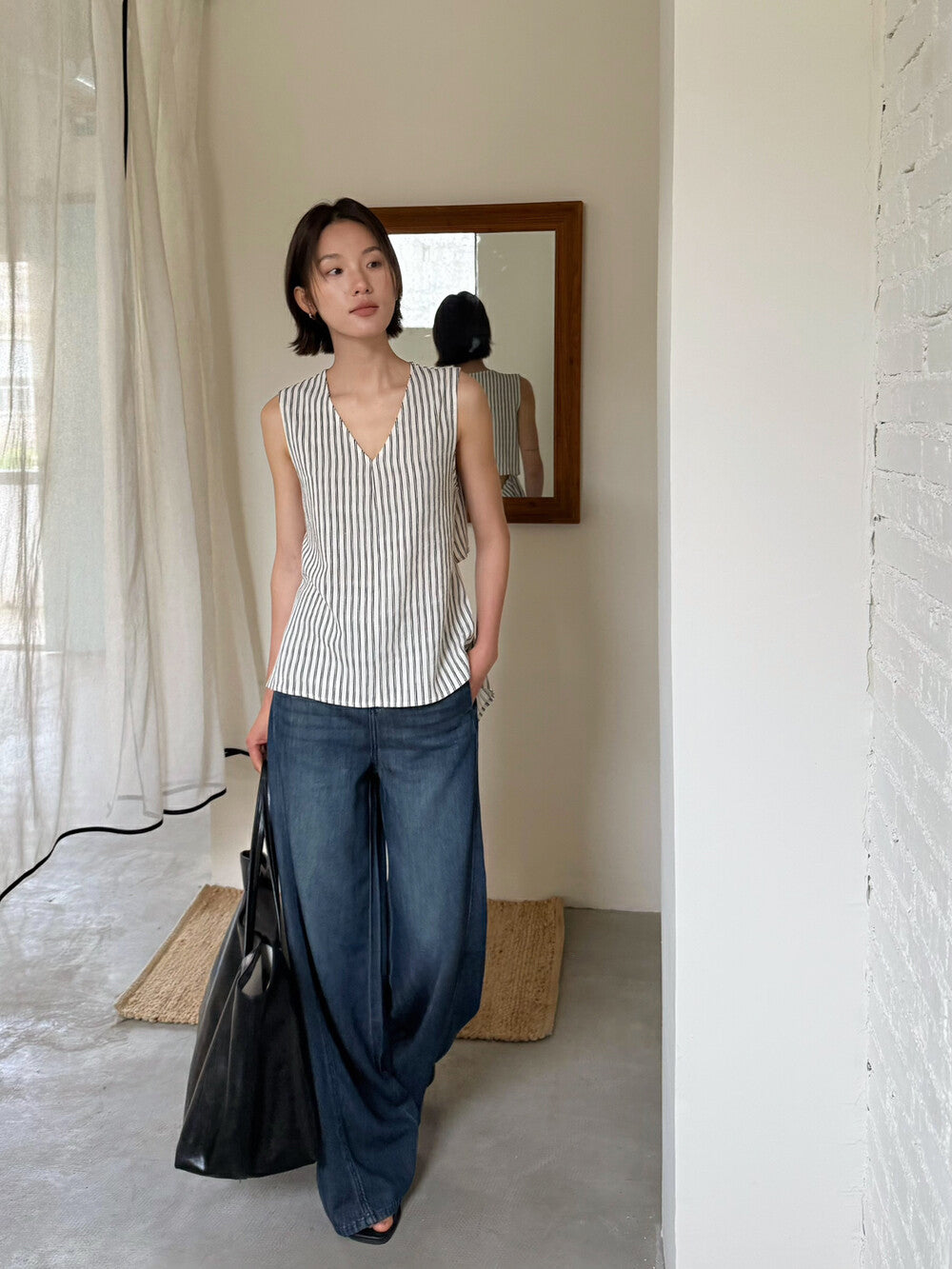 Orin Soft-Drape Wide Leg Denim